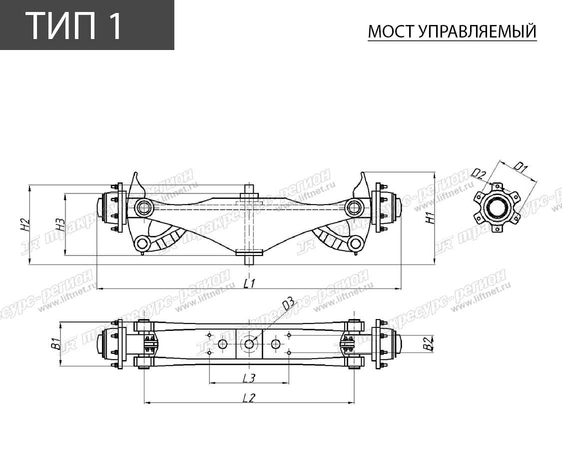 Мост управляемый FB10/15-7 281E4-30002