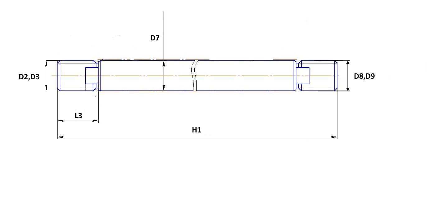Полуось CPCD50/60/70