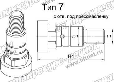 Ось 43731-23442-71/8764258