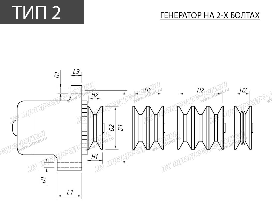 Генератор TOYOTA 5K/4Y 27060-78158-71