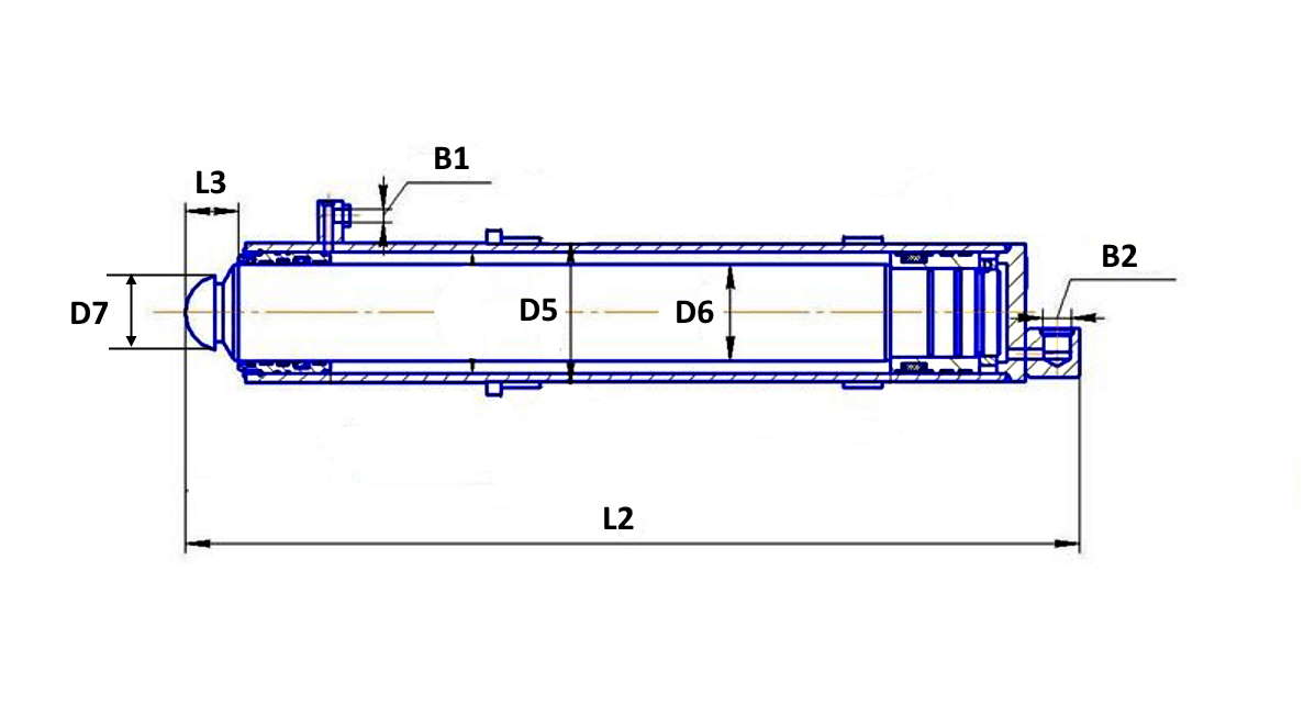 Цилиндр подъема 22N98-40201