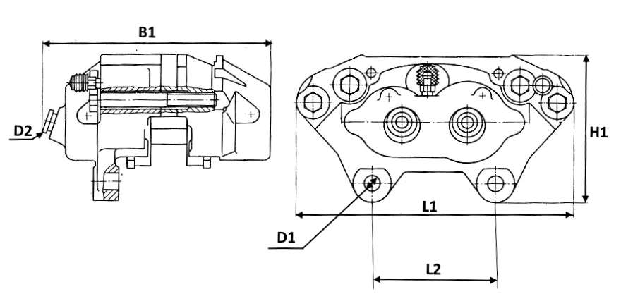 Суппорт тормозной CDM833