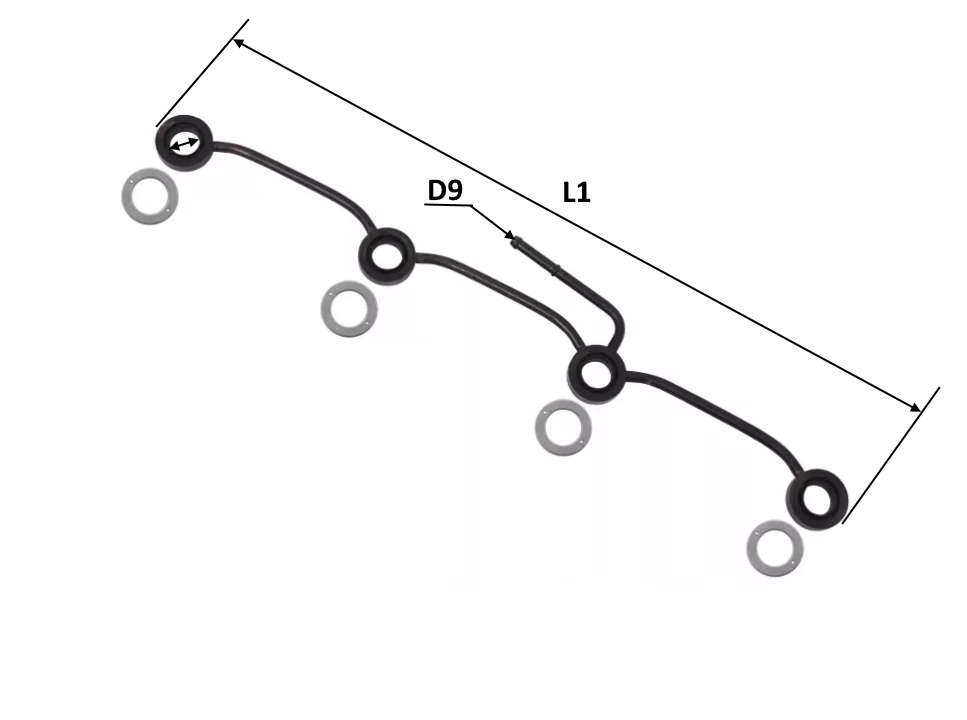 Трубка металлическая BN-16454-42502