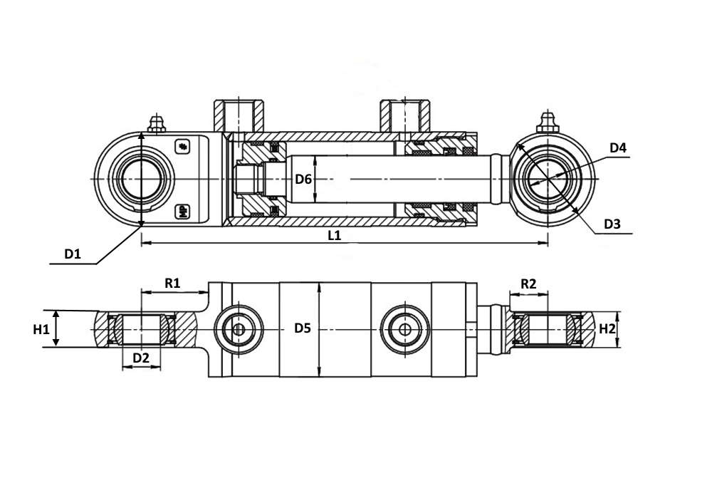 Цилиндр Ф115/Ф80