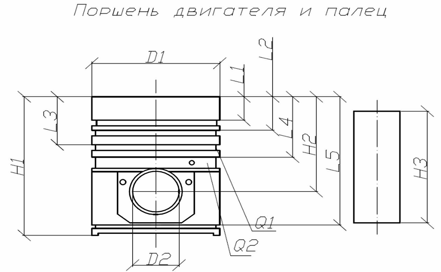 Поршень в сборе 4TNE98 (0.25) YM129903-22940