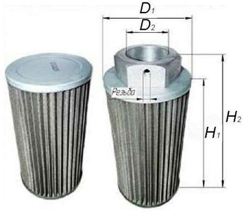 Фильтр гидравлический всасывающий H3A17-60381 (Оригинал)