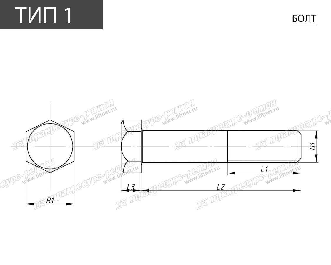 Болт M12*110 CDM83