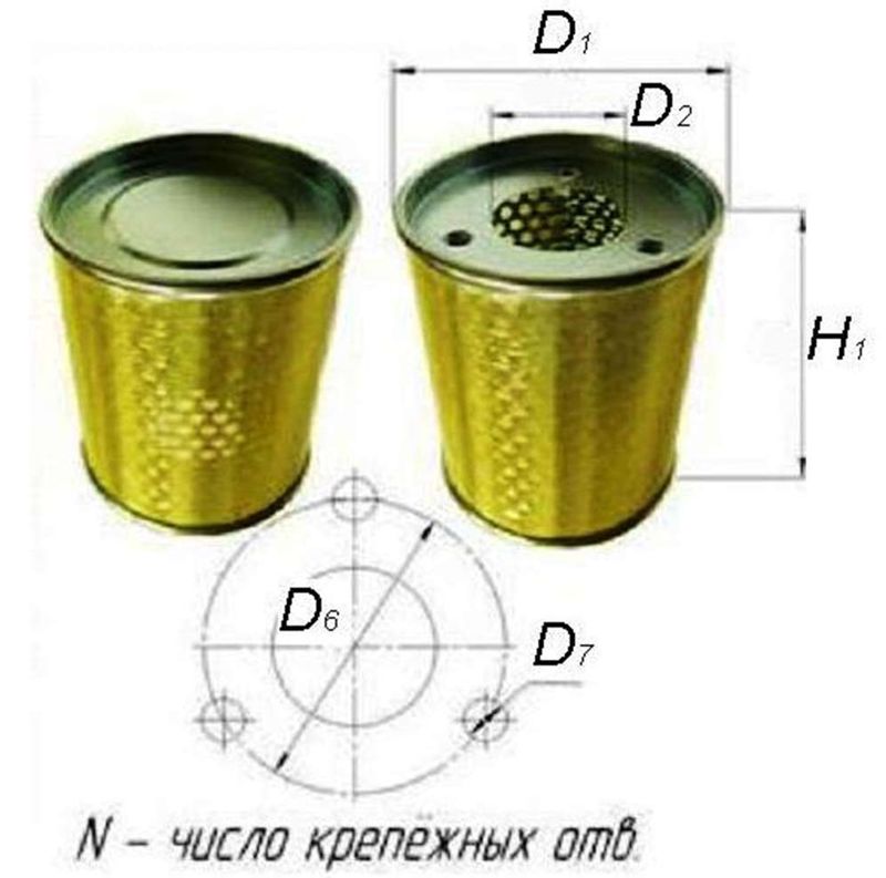 Фильтр трансмиссии грубой очистки (сетка)- LK CDM83C